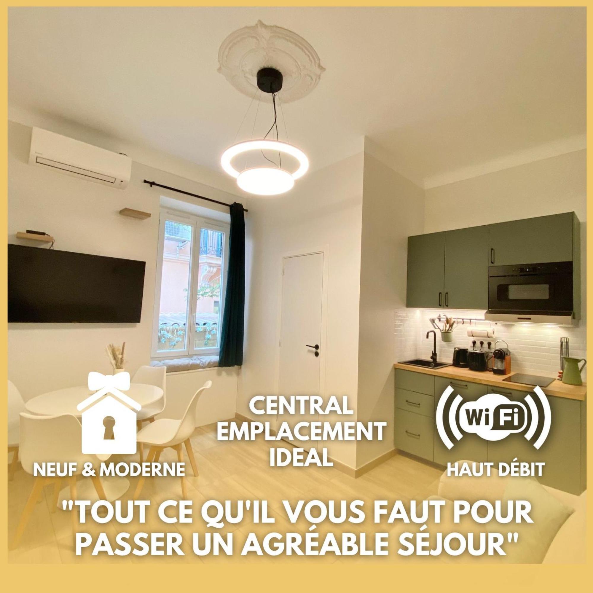 Appartements Neuf - Frontiere De Monaco - Clim - Wifi Кап-д'Ай Екстер'єр фото